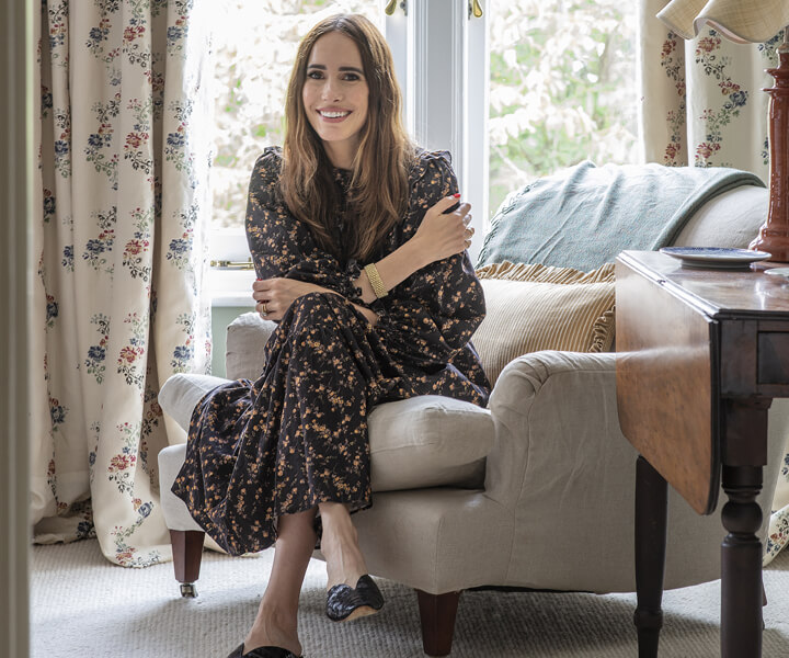 Alternative Flooring at Home with Louise Roe and her chunky Wool Pebble undyed carpet